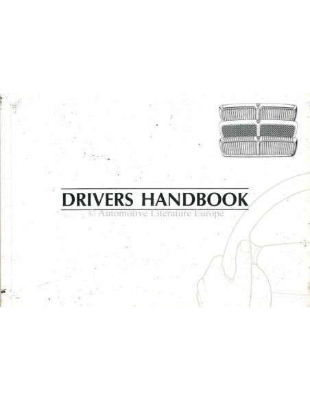 1995 JAGUAR XJ OWNERS MANUAL ENGLISH