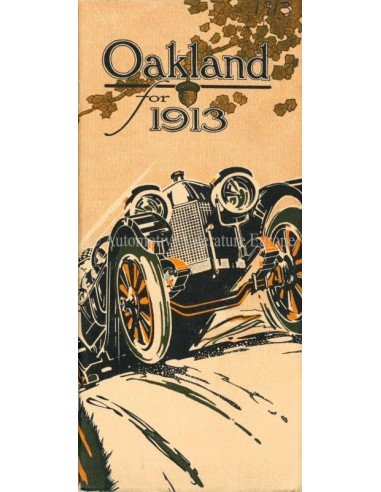 1913 OAKLAND PROGRAMMA BROCHURE ENGELS (USA)