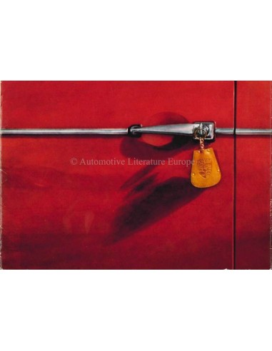 1956 PORSCHE 356 CARRERA 550 SPYDER BROCHURE FRENCH