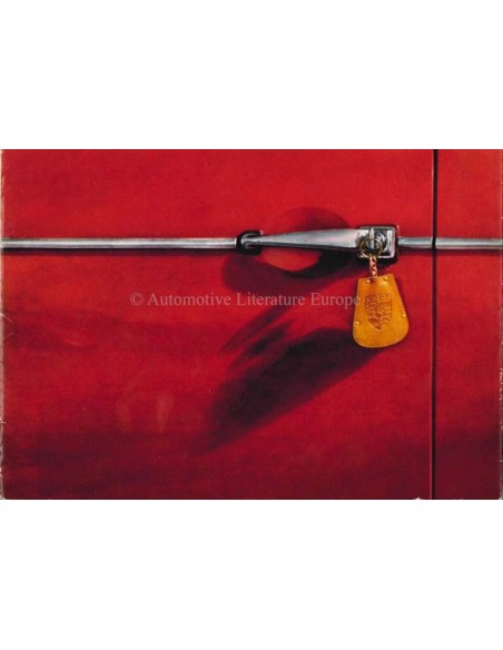 1956 PORSCHE 356 CARRERA 550 SPYDER BROCHURE FRANS