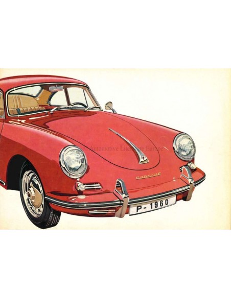 1959 PORSCHE 356 B BROCHURE ENGELS
