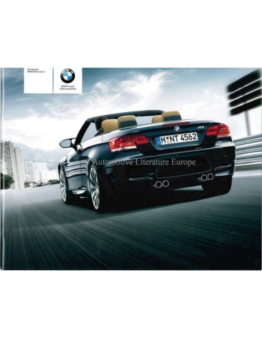 2008 BMW M3 CONVERTIBLE BROCHURE DUTCH