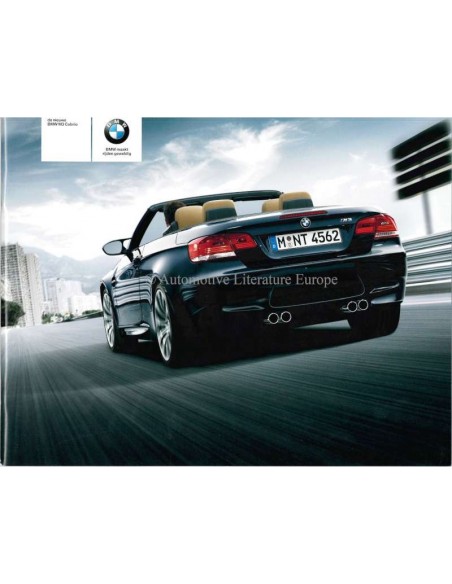 2008 BMW M3 CONVERTIBLE BROCHURE DUTCH