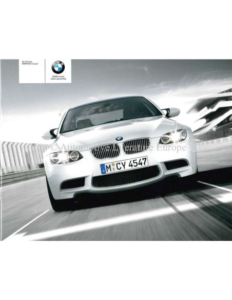 2008 BMW M3 COUPÉ BROCHURE DUTCH