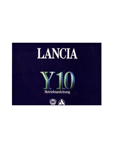 1986 LANCIA Y10 INSTRUCTIEBOEKJE DUITS