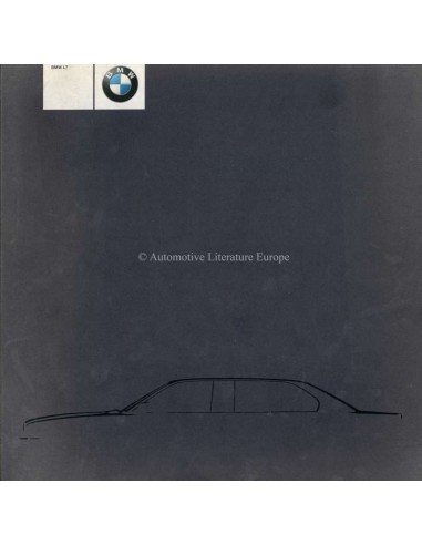 2000 BMW L7 BROCHURE ENGELS