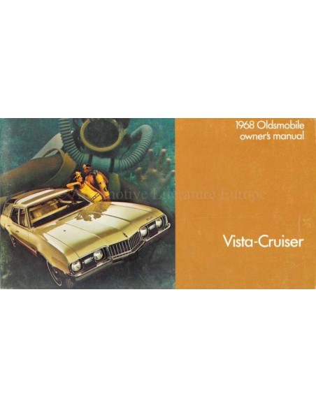 1968 OLDSMOBILE VISTA-CRUISER OWNERS MANUAL HANDBOOK ENGLISH