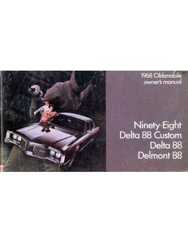 1968 OLDSMOBILE INSTRUCTIEBOEKJE ENGELS