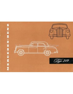 1957 MERCEDES BENZ 219 BROCHURE GERMAN