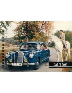 1962 MERCEDES BENZ 219 BROCHURE DUITS