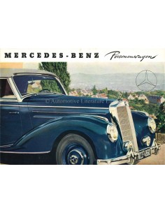 1952 MERCEDES BENZ PERSONENWAGENS BROCHURE DUITS