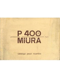 1966 LAMBORGHINI MIURA P400 SPARE PARTS MANUAL ITALIAN