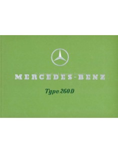 1975 MERCEDES BENZ 260D BROCHURE DUITS