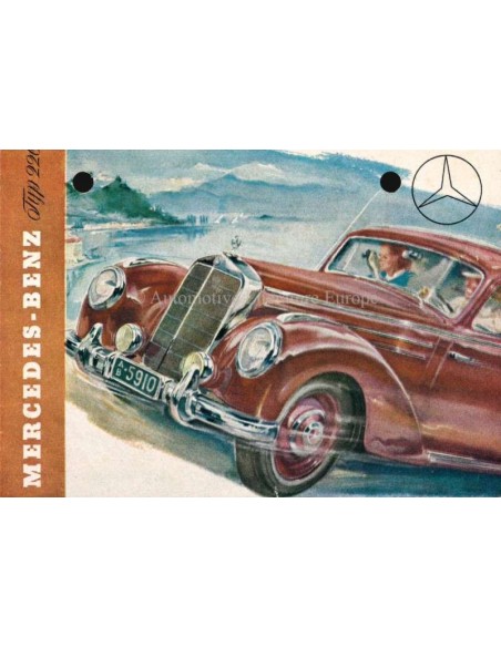 1953 MERCEDES BENZ 220 BROCHURE GERMAN
