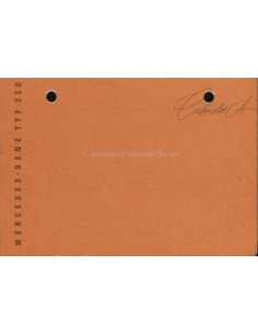 1953 MERCEDES BENZ 220 CABRIOLET A PROSPEKT DEUTSCH