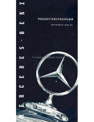 1940 MERCEDES BENZ 170V BROCHURE DUITS
