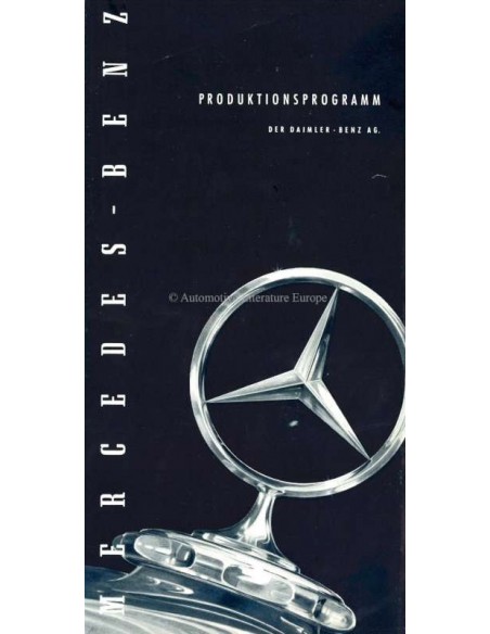 1940 MERCEDES BENZ 170V BROCHURE DUITS