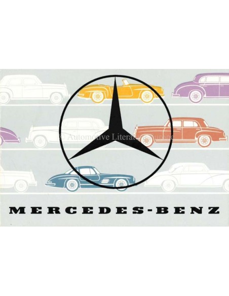 1957 MERCEDES BENZ BROCHURE DUITS