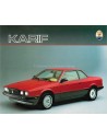 1989 MASERATI KARIF BROCHURE DUITS