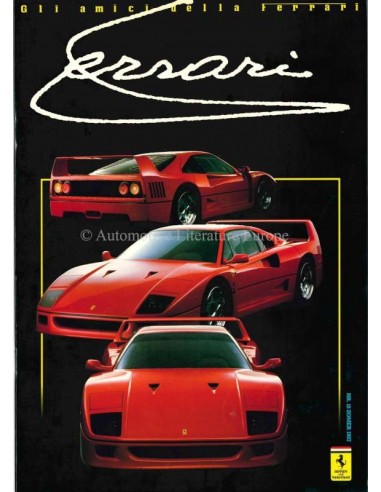 1987 FERRARI GLI AMICI DELLA MAGAZINE 18 NEDERLANDS