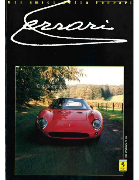 1988 FERRARI GLI AMICI DELLA MAGAZINE 21 NEDERLANDS