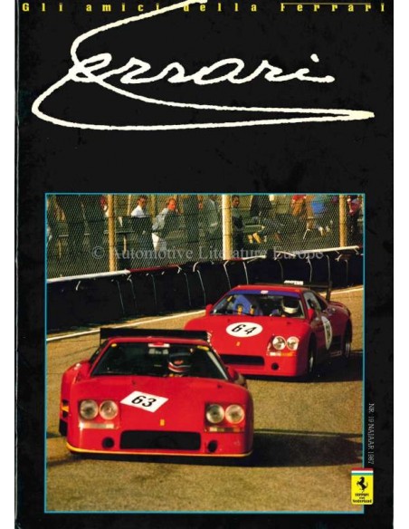 1987 FERRARI GLI AMICI DELLA MAGAZINE 19 NEDERLANDS