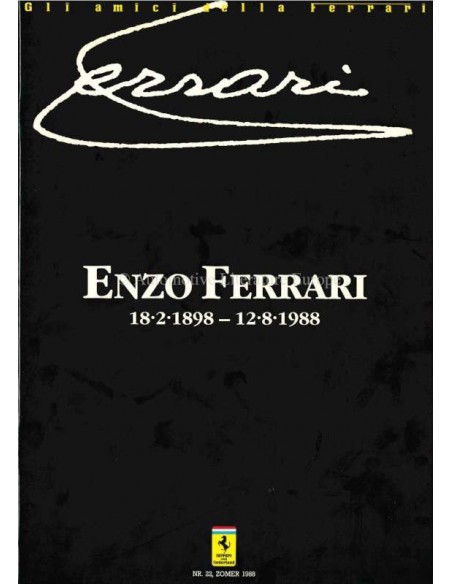 1988 FERRARI GLI AMICI DELLA MAGAZINE 22 NIEDERLÄNDISCH