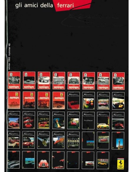 1993 FERRARI GLI AMICI DELLA MAGAZINE 40 NEDERLANDS