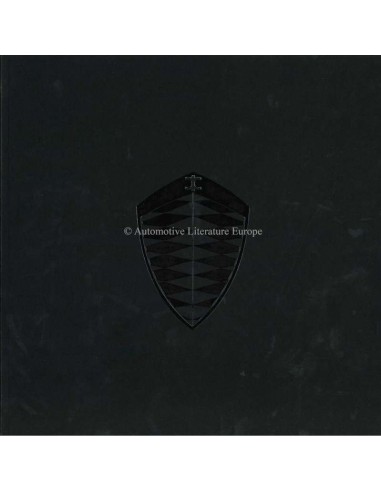 2008 KOENIGSEGG CCX CCXR EDITION BROCHURE ENGELS 'SCHAARS'