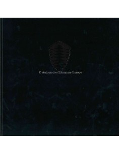 2006 KOENIGSEGG CCX BROCHURE ENGELS 'SCHAARS'