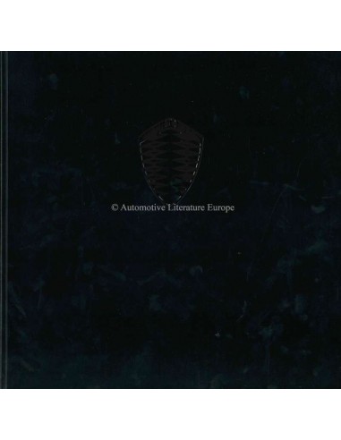 2006 KOENIGSEGG CCX BROCHURE ENGELS 'SCHAARS'