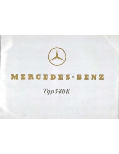 1938 MERCEDES BENZ 540K BROCHURE GERMAN