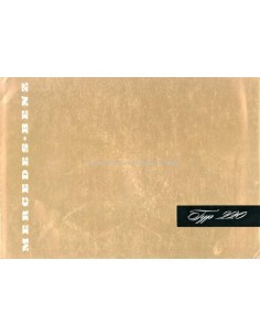 1957 MERCEDES BENZ 220 BROCHURE DUITS