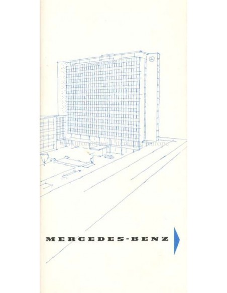 1957 MERCEDES BENZ DE FABRIEKEN BROCHURE