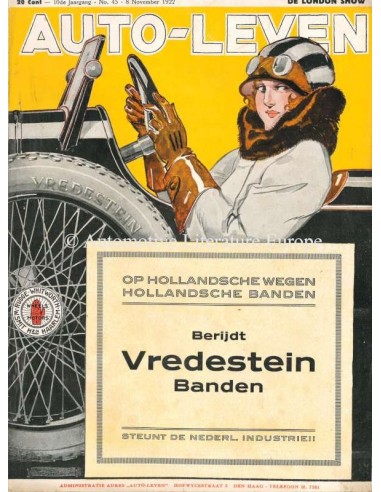 1922 AUTO-LEVEN MAGAZINE 45 DUTCH