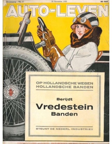 1922 AUTO-LEVEN MAGAZIN 47 NIEDERLÄNDISCH