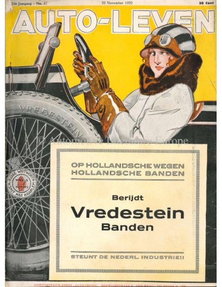 1922 AUTO-LEVEN MAGAZIN 47 NIEDERLÄNDISCH