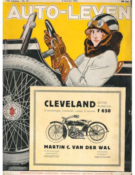 1922 AUTO-LEVEN MAGAZINE 40 DUTCH