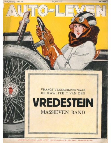 1922 AUTO-LEVEN MAGAZIN 25 NIEDERLÄNDISCH
