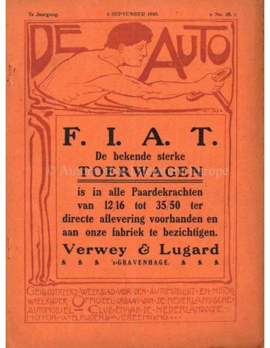 1910 DE AUTO MAGAZIN 35 NIEDERLÄNDISCH