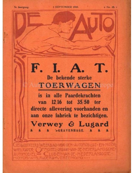 1910 DE AUTO MAGAZIN 35 NIEDERLÄNDISCH