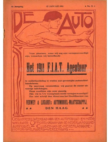 1911 DE AUTO MAGAZIN 2 NIEDERLÄNDISCH