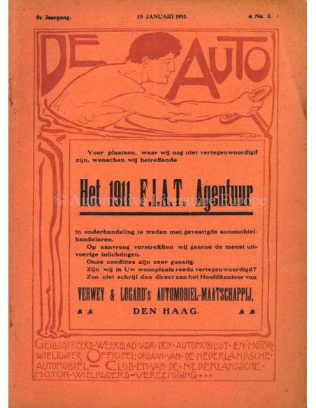 1911 DE AUTO MAGAZIN 3 NIEDERLÄNDISCH