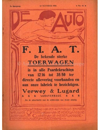 1910 DE AUTO MAGAZINE 41 NEDERLANDS