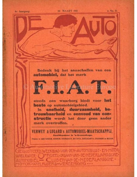 1911 DE AUTO MAGAZIN 11 NIEDERLÄNDISCH