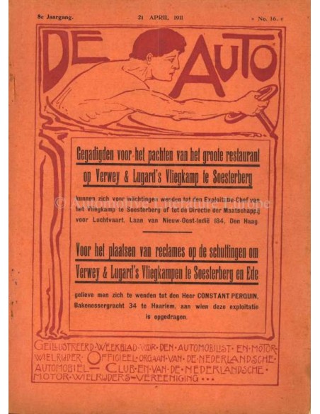 1911 DE AUTO MAGAZINE 16 DUTCH