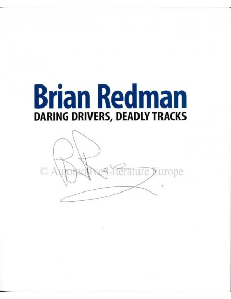 DARING DRIVER, DEADLY TRACKS - BRIAN REDMAN - 2016 - BOOK