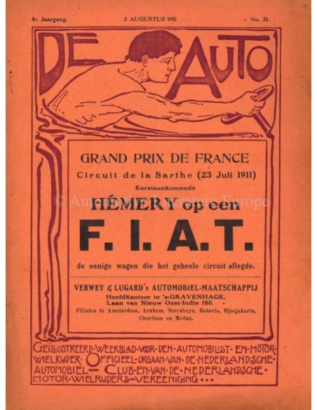 1911 DE AUTO MAGAZINE 31 DUTCH
