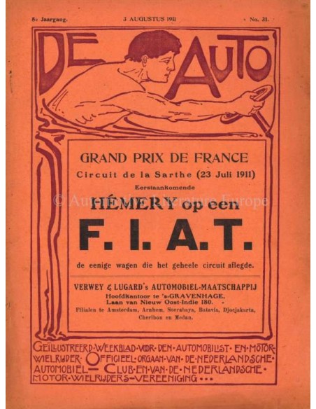 1911 DE AUTO MAGAZINE 31 NEDERLANDS
