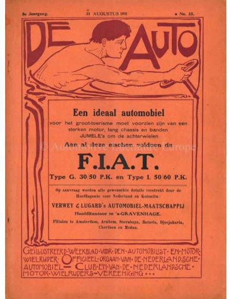 1911 DE AUTO MAGAZINE 35 DUTCH
